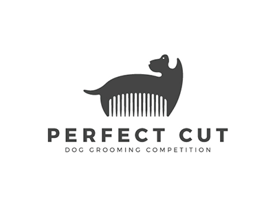 Unused Perfect Cut Logo | For SALE animal barber cut cutting dog groom grooming logo mark psd sale salon