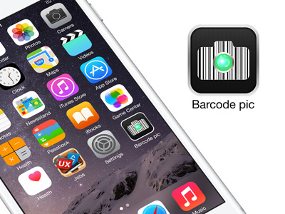 Barcode Pic App Icon app barcode camera icon image iphone logo pic picture qr qrcode scan