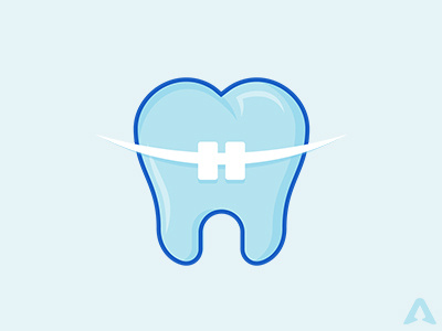 Dentist Orthodontics Braces Logo braces buy dentist free icon logo mark orthodontics sale unused