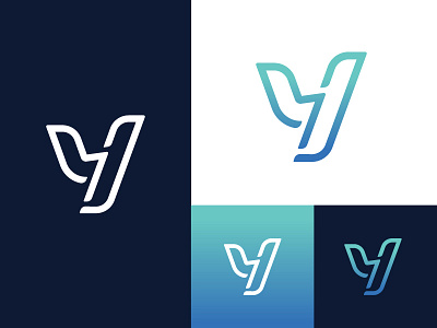 Y monogram for Cryptocurrency trading agency company