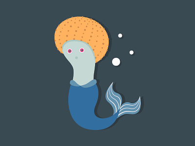 Mermaid illustration vector