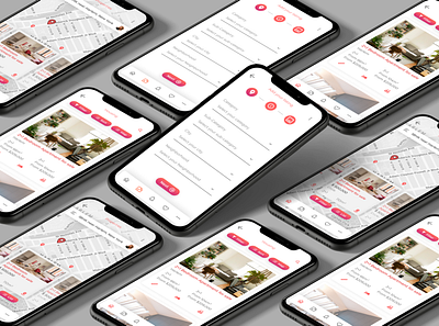 Design for Real Estate App app design mobile ui ui design