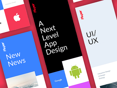Fluper offers pioneering designs for your application app design ui ux