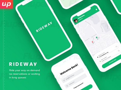 Create Ride Away Apps with Fluper apps apps design design rideaway travelapps ui ux