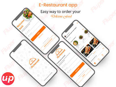 E-Restaurant App Mockup