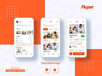 E-Learning Theme Mockup animation app design design ui ux