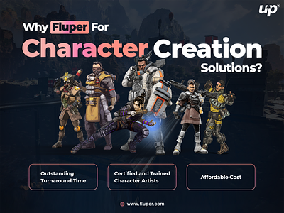 Top-notch Character Design Company! 3d animation app design branding design graphic design illustration motion graphics ui ux