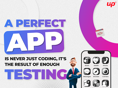 App Testing, a crucial process! animation app design app testing branding design fluper graphic design mobile app mobile app development mobile testing ui ux