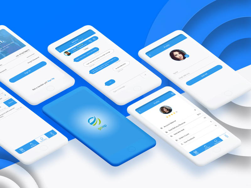 Showcase Different Mobile App Features by Fluper on Dribbble
