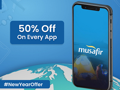 New Year Offer- Get 50% Off On Every App app celebrations mobile app mobile app development mobile app development company newyear offers