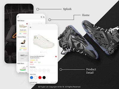 The best of breed footwears animation app design apps design footwera illustration shoes sports typography