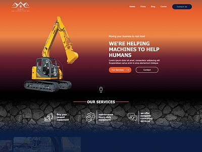 Webflow Design for a Construction Company graphic design website websitedesign