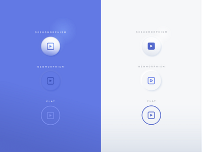 Style studies design newmorphism skeumorphism ui ux