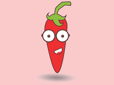Techy Pepper Character 2 character chilly hot illustration logo pepper spice techy