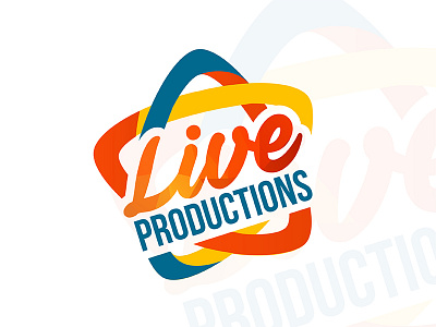 Live Productions Logo 2 design dribbble event film live logo mic microphone music production studio
