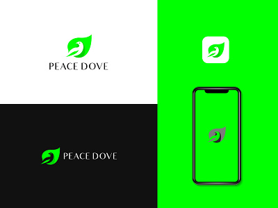 Peace Dove logo design dove logo minimal dove logo minimal logo negative space logo organic logo peace logo simple dove logo