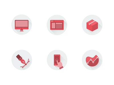 Flat Services icons