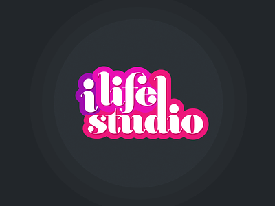 ilife Studio ( Logo Redesign) black colors flat design ilife logo design studio website