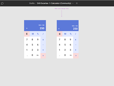 Calculator  design