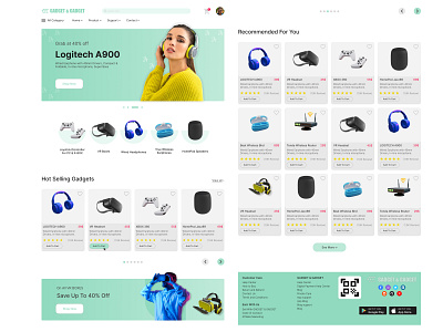 GADGE & GADGET E - COMMERCE PLATFROM app branding design e commerce full project graphic design illustration landing page typography ui ui ux ux website for selling