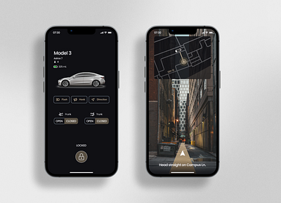 Robotaxi App Concept app design robotaxi self driving car tesla ui ux