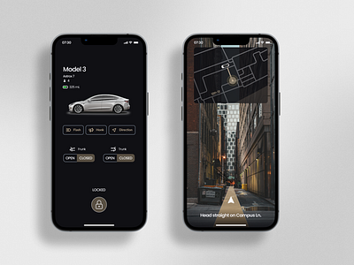 Robotaxi App Concept app design robotaxi self driving car tesla ui ux