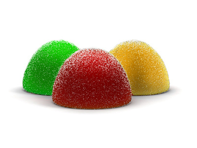 Marmalade 3d candy fruit green icon jelly jujube marmalade red sugar sweet yellow