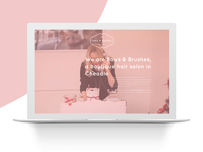 Bows & Brushes ux design