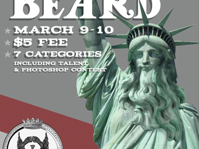 Let Freedom Beard advertisement beard liberty photoshop poster