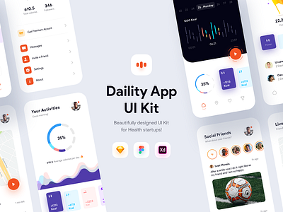 Daility App UI Kit