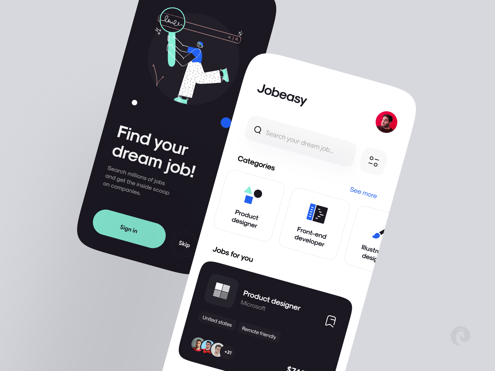 43 Top Images Job Finder App - Job Finder App UI by Michael Filipiuk