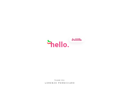 Hello Dribbble debut first hello shot