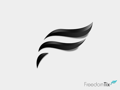 Logo for a Ticketing Company emblem flag freedom logo mark