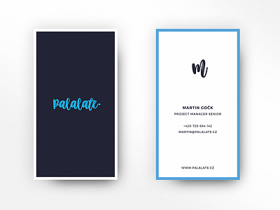 Palalate Business Cards business card company logo design identity card logo logo design