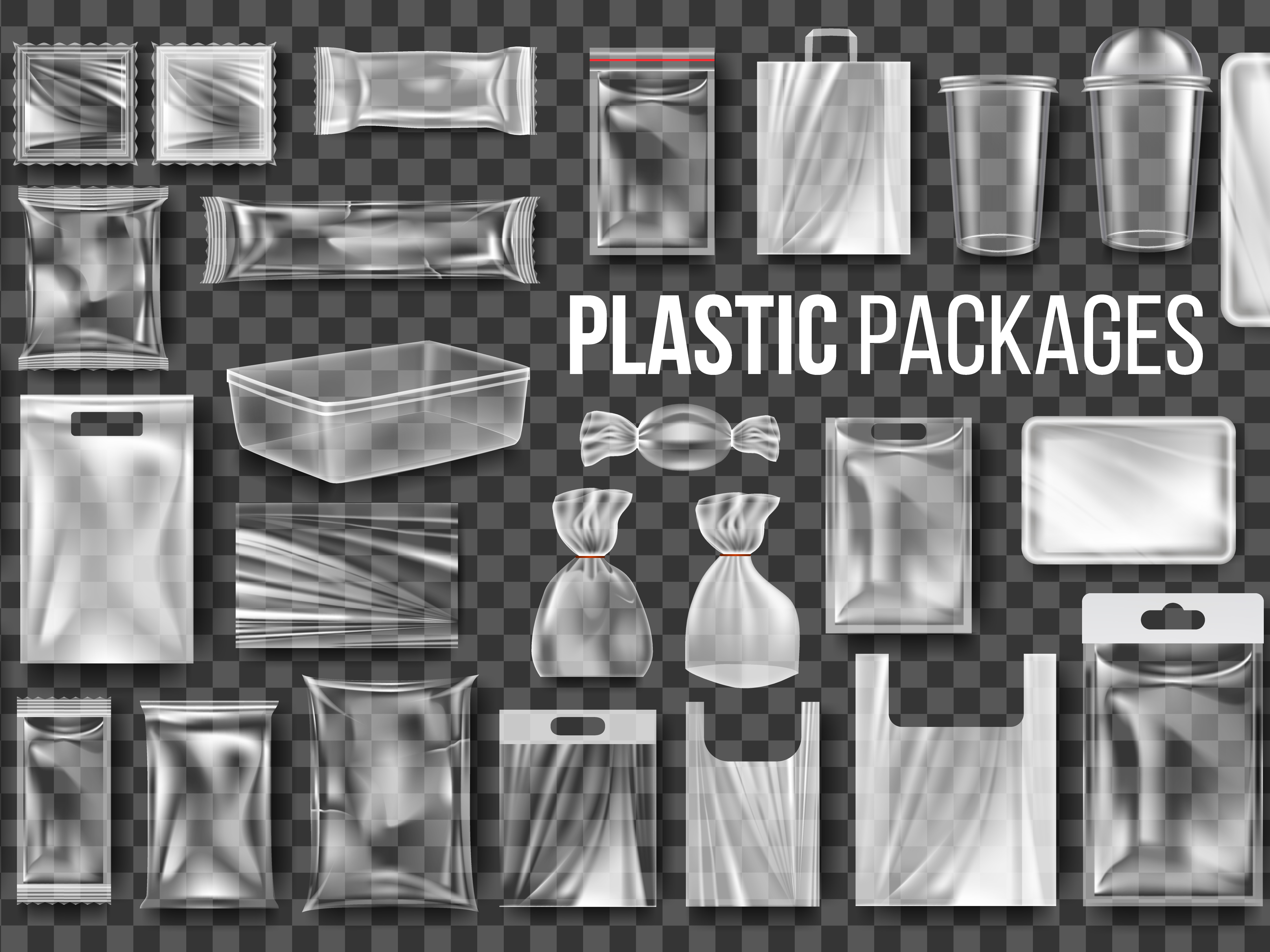 Plastic packages. Пакет иллюстратор. Пластиковый пакет вектор. Пластиковый пакет упаковка шаблон. Пакет полиэтилен вектор.