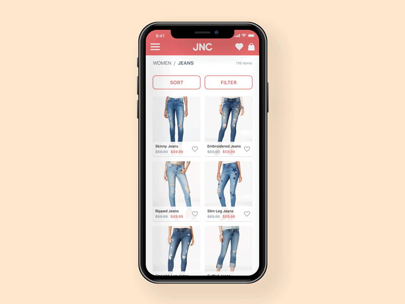 Ecommerce Interaction animation ecommerce interaction ios iphone x mobile product shop store ui ux website