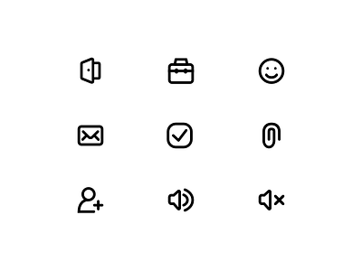 Communication Iconset