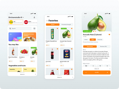 01. Grocery delivery app app app concept app design concept delivery food delivery grocery ios minimal minimalism mobile mobile app product product design ui ux
