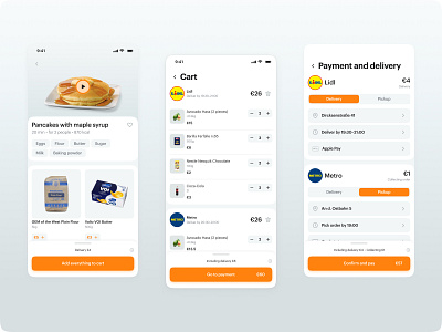 02. Grocery delivery app android app app concept concept delivery grocery grocery app ios mobile mobile app ui ux