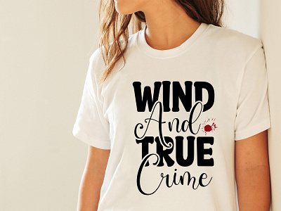 Wind And True Crime Svg Cut File svg png jpg