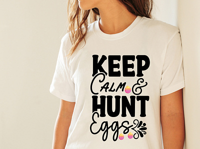 Keep Calm & Hunt Eggs SVG Cut File happy easter svg