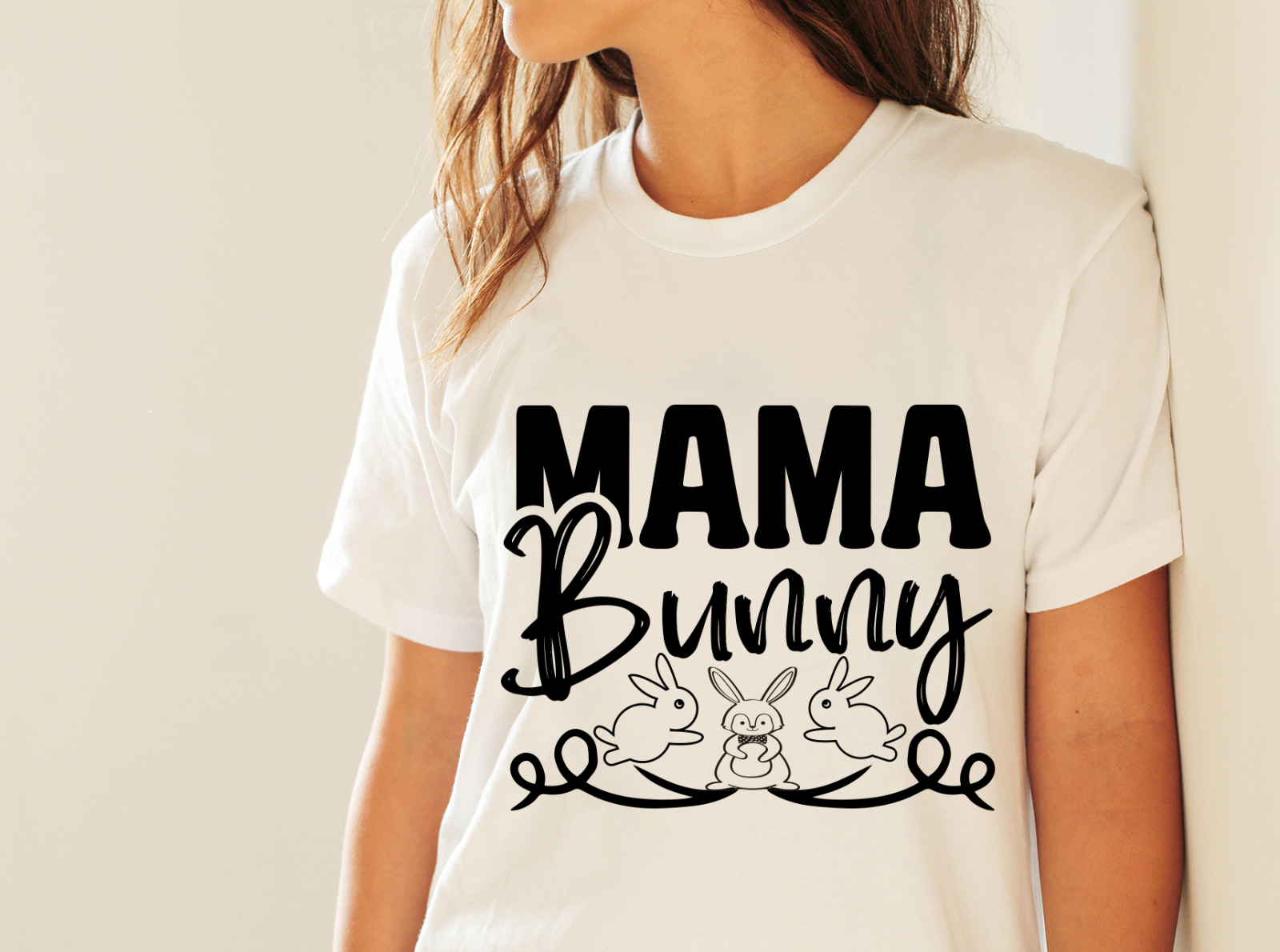 Mama Bunny SVG Cut File by Mohasena Design on Dribbble