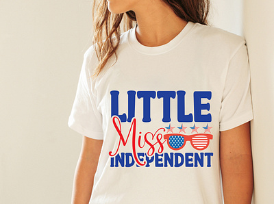 Little Miss Independent SVG Cut File merica svg