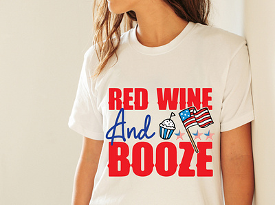 Red Wine And Booze SVG Cut File merica svg
