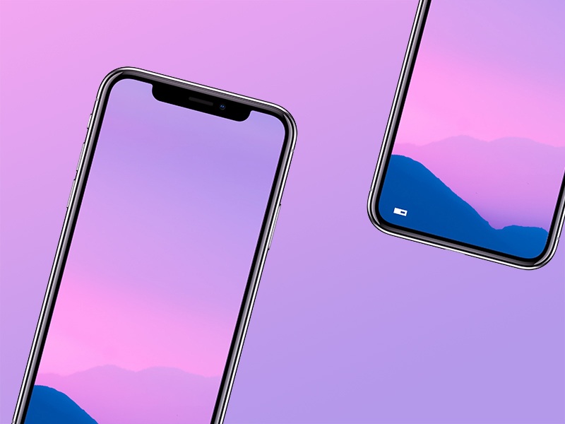 Download iPhone X - Mock up by HM. | Dribbble | Dribbble