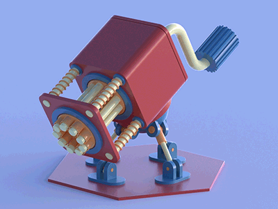 Exploring looping animation -TOY 3d 3ds animation c4d design gif motion octane