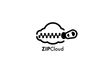 ZIPCloud - Daily #12 cloud daily futura logo mark storage zipper