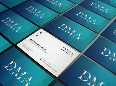 DMA Business cards branding branding and identity business cards graphicdesign logo logotype managing print visual identity work