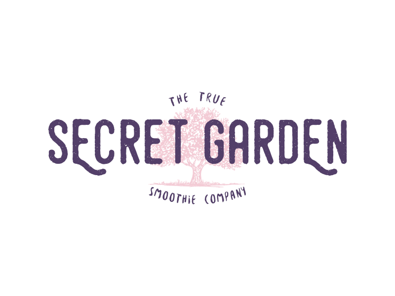Secret Garden Smoothie Logo by Manuel Fischer on Dribbble