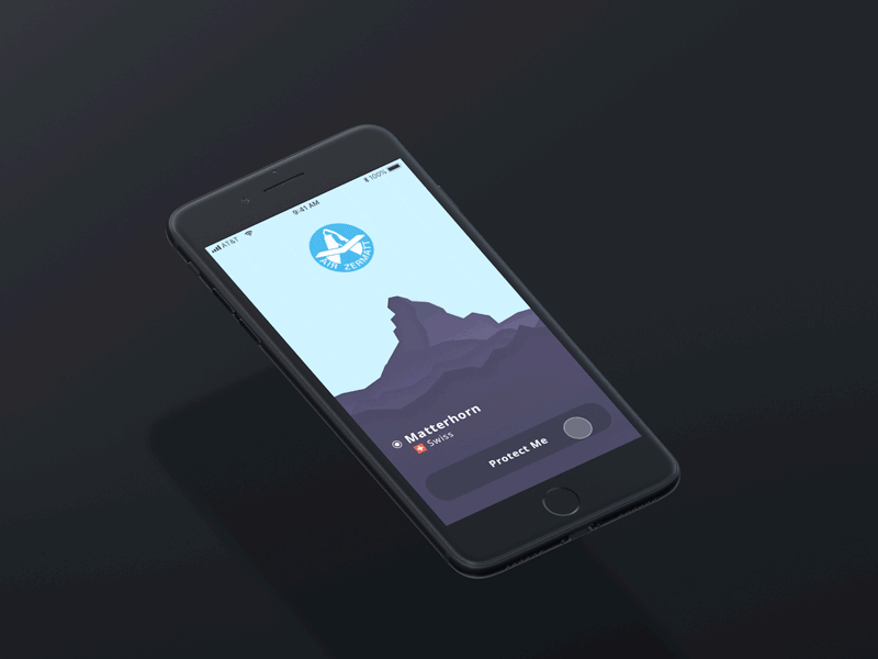 Air Zermatt app avalanche mobile mountains protection ui ux